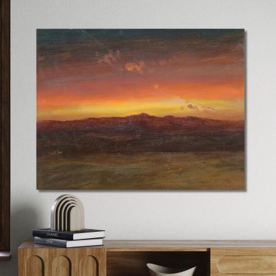 Sunset 5 Frederic Edwin Church fec83 canvas print 