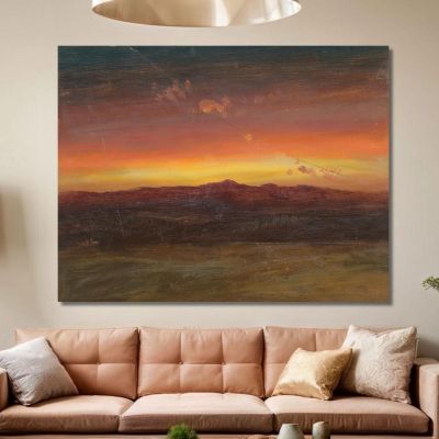 Sunset 5 Frederic Edwin Church fec83 canvas print 