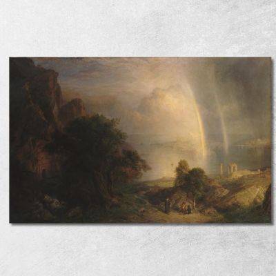 The Aegean Sea Frederic Edwin Church fec100 canvas print 