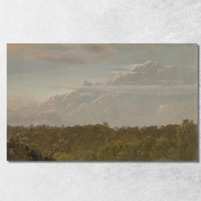 Thunder Clouds Jamaica Frederic Edwin Church fec109 canvas print 