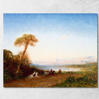 Beirut Return From Fantasia Félix Ziem fzm9 canvas print 