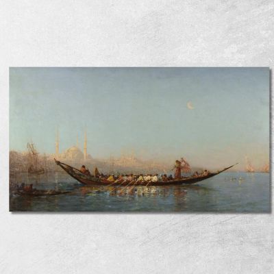 Constantinople The Sultana'S Caïque Félix Ziem fzm19 canvas print 