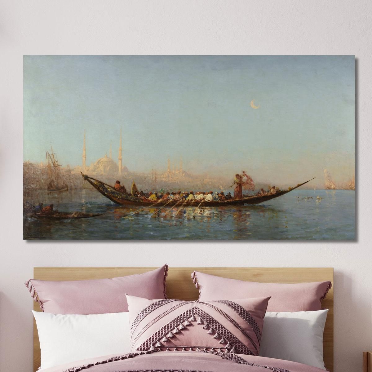 Constantinople The Sultana'S Caïque Félix Ziem fzm19 canvas print 