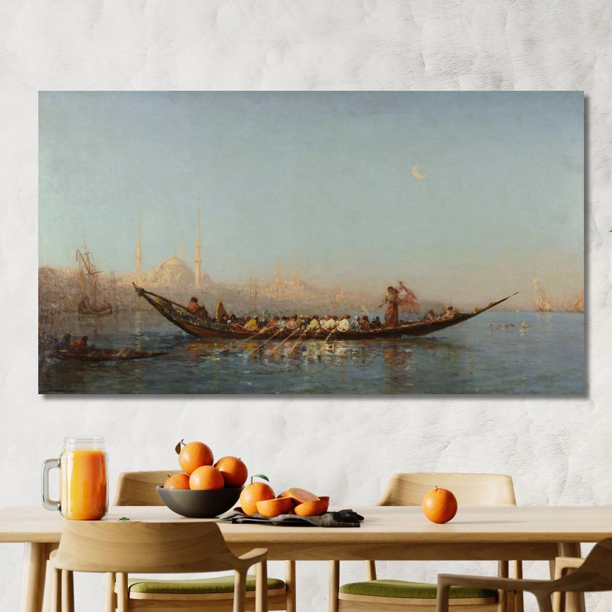 Constantinople The Sultana'S Caïque Félix Ziem fzm19 canvas print 