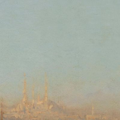 Constantinople The Sultana'S Caïque Félix Ziem fzm19 canvas print