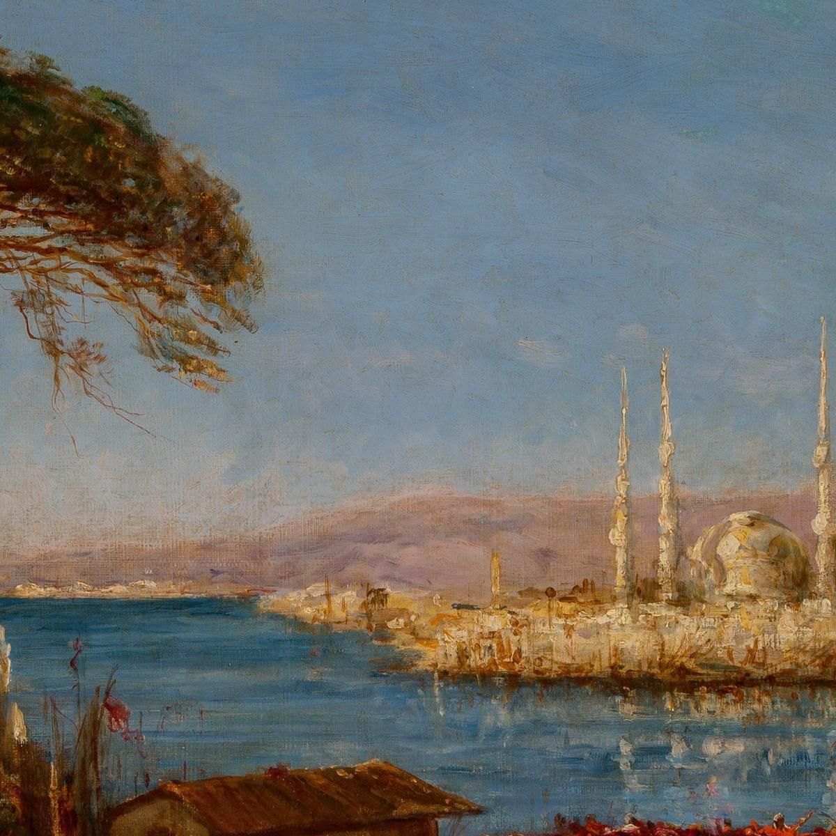 Constantinople Félix Ziem fzm22 canvas print