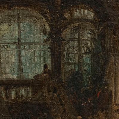 Festival In A Palace In Naples Félix Ziem fzm37 canvas print