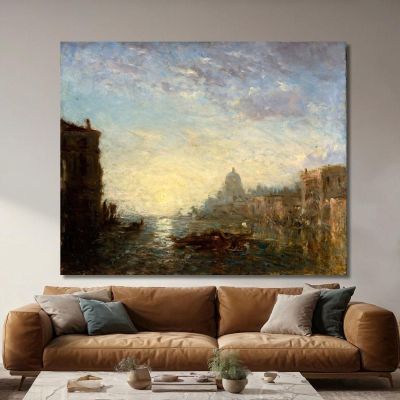 La Salute Morning Effect 2 Félix Ziem fzm59 canvas print 