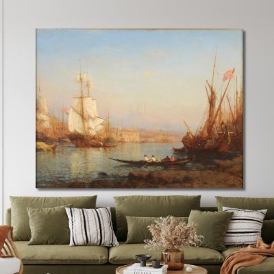The Bosphorus Félix Ziem fzm64 canvas print 