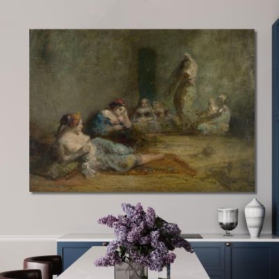 The Harem Félix Ziem fzm67 canvas print 