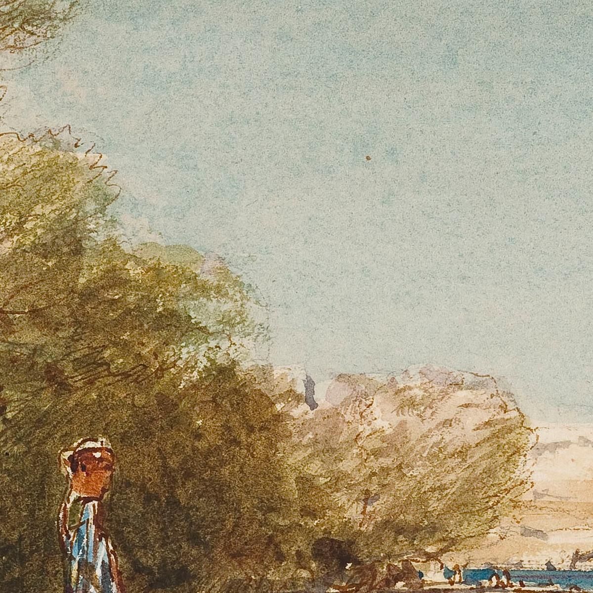 Martigues In Front Of Ziem'S House Félix Ziem fzm94 canvas print