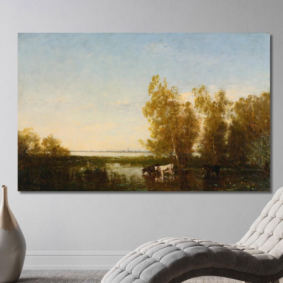 Dutch Landscape Félix Ziem fzm99 canvas print 