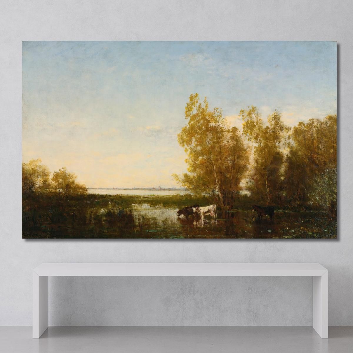 Dutch Landscape Félix Ziem fzm99 canvas print 