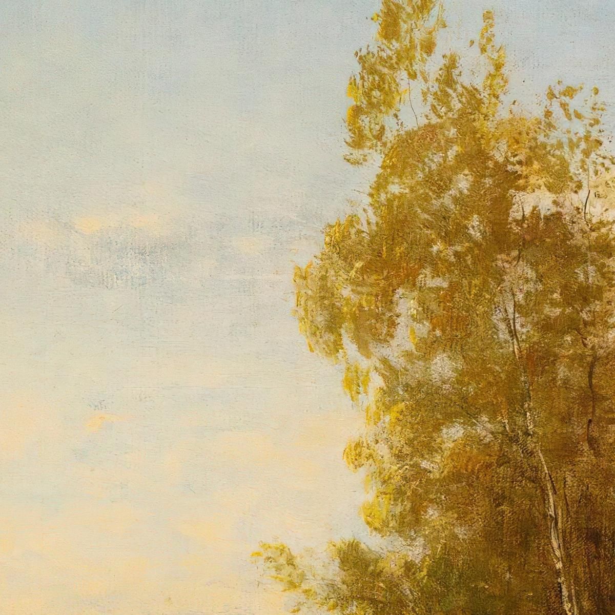 Dutch Landscape Félix Ziem fzm99 canvas print