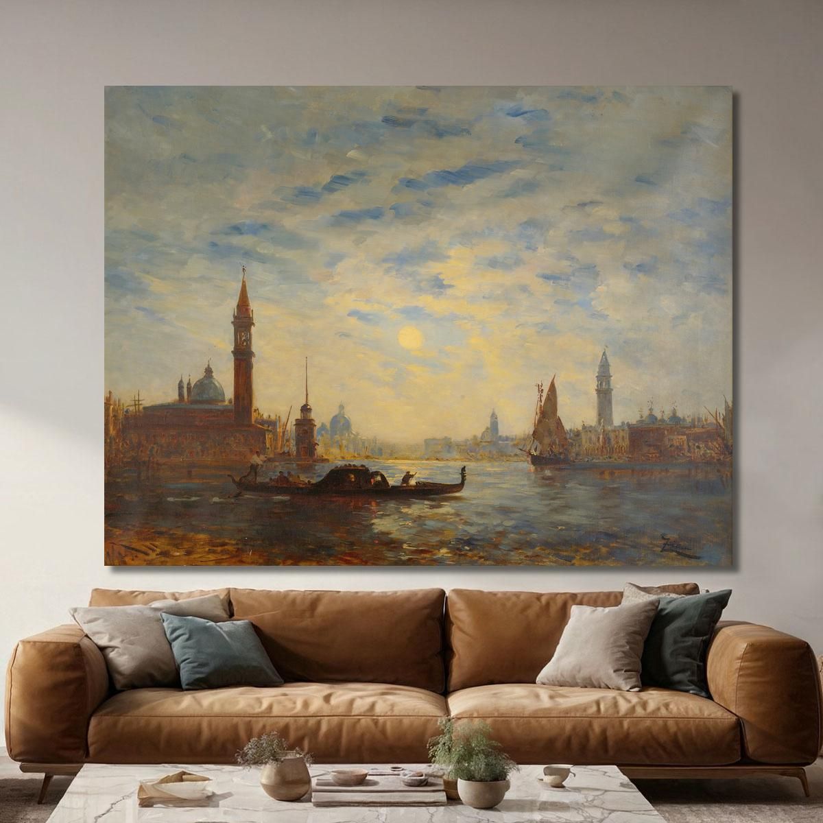 San Giorgio Félix Ziem fzm115 canvas print 