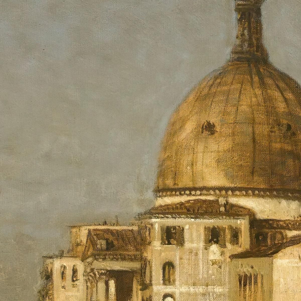 San Simeone Piccolo Beyond The Grand Canal Venice Félix Ziem fzm116 canvas print