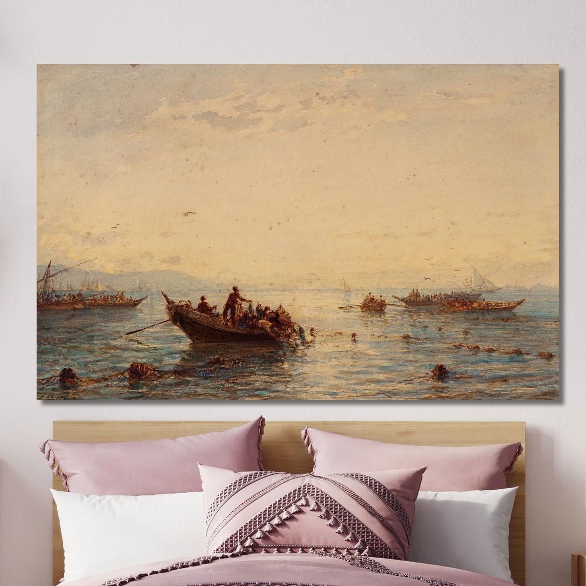 Sausset Tuna Fishing Félix Ziem fzm118 canvas print 