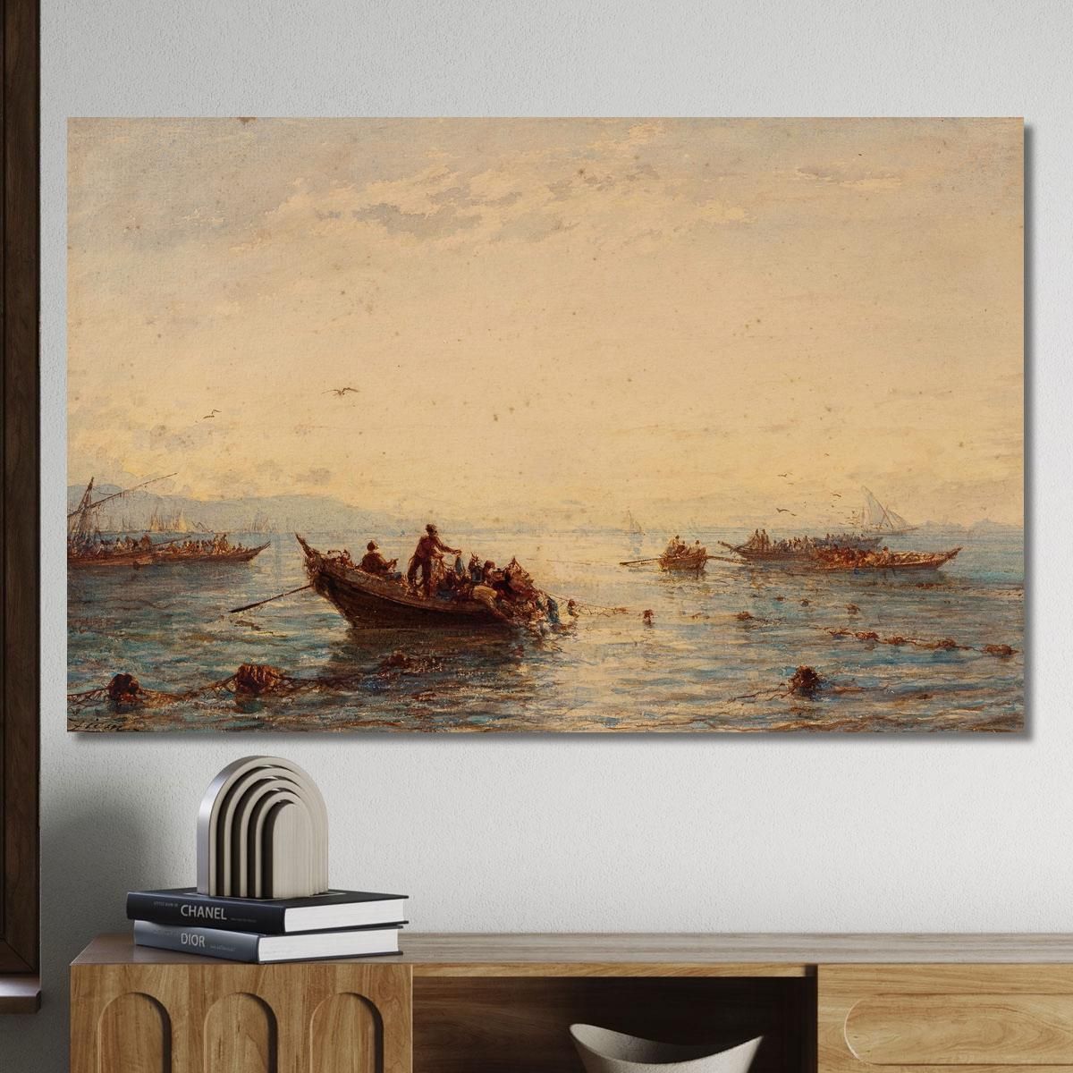 Sausset Tuna Fishing Félix Ziem fzm118 canvas print 