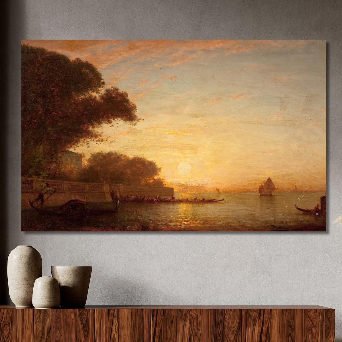 Venetian Scene 2 Félix Ziem fzm129 canvas print 