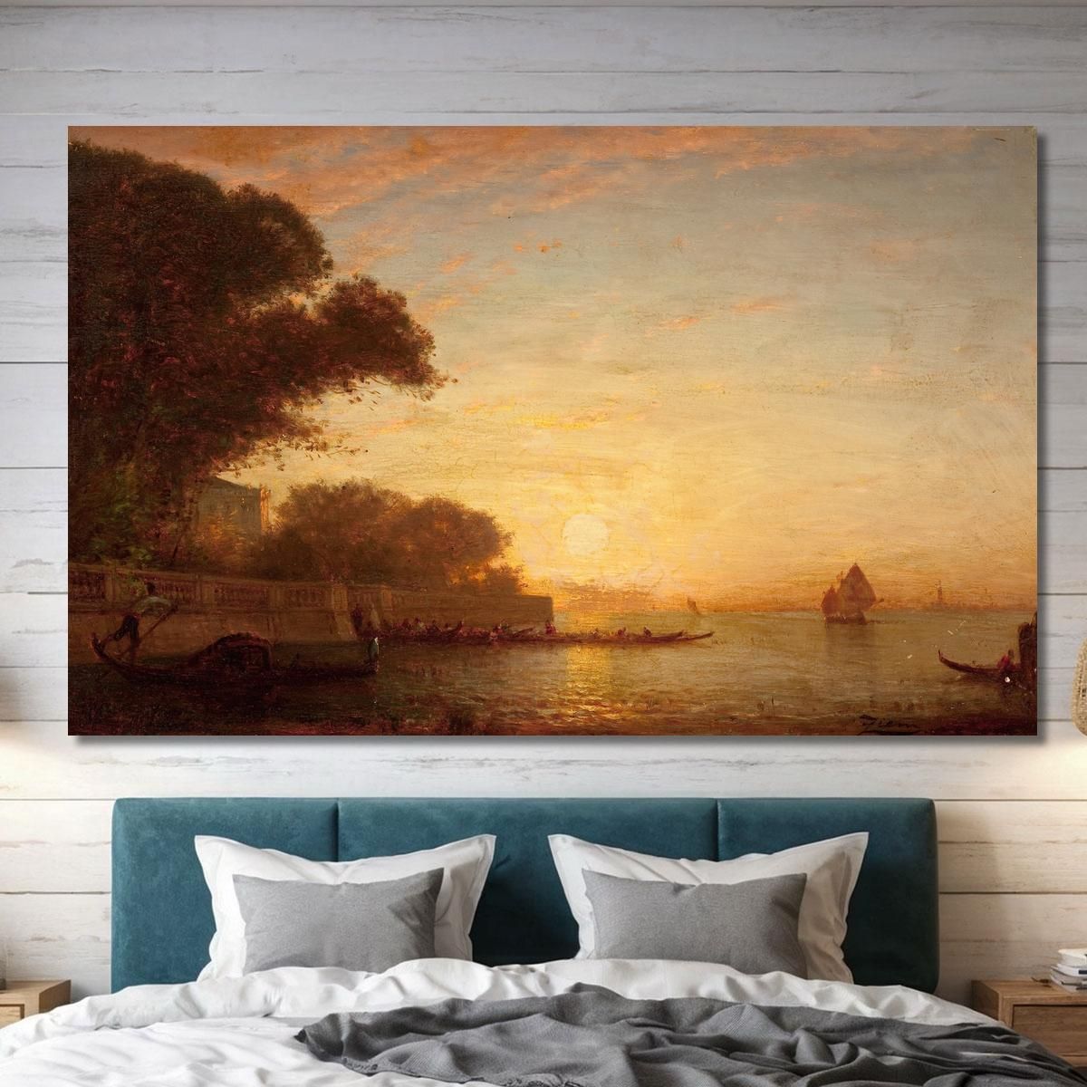 Venetian Scene 2 Félix Ziem fzm129 canvas print 