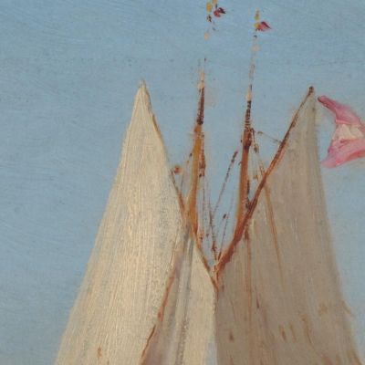 Venice The Entrance To The Grand Canal Félix Ziem fzm153 canvas print
