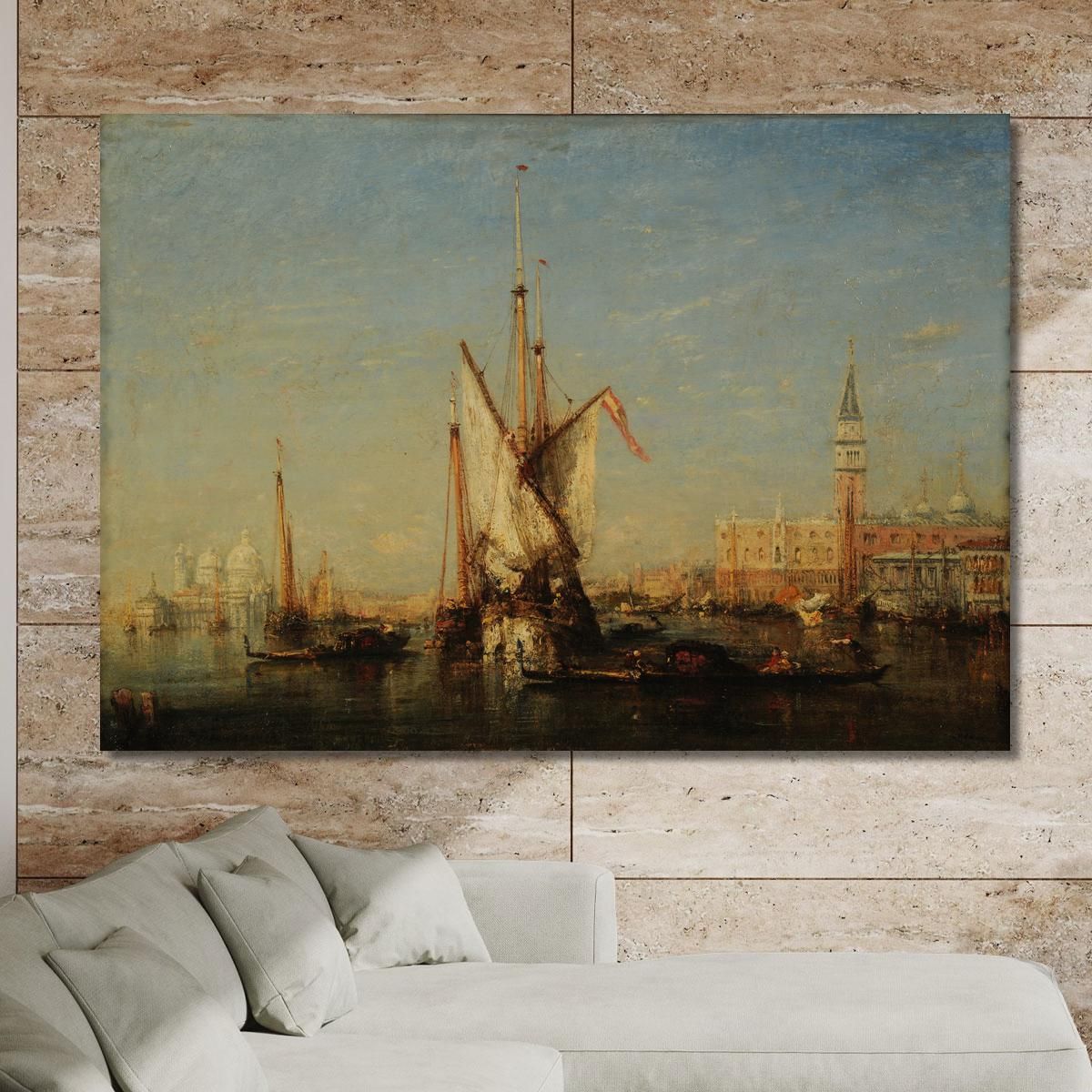 Venice View Of San Giorgio Félix Ziem fzm154 canvas print 