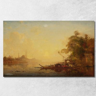 View Of Constantinople Félix Ziem fzm156 canvas print