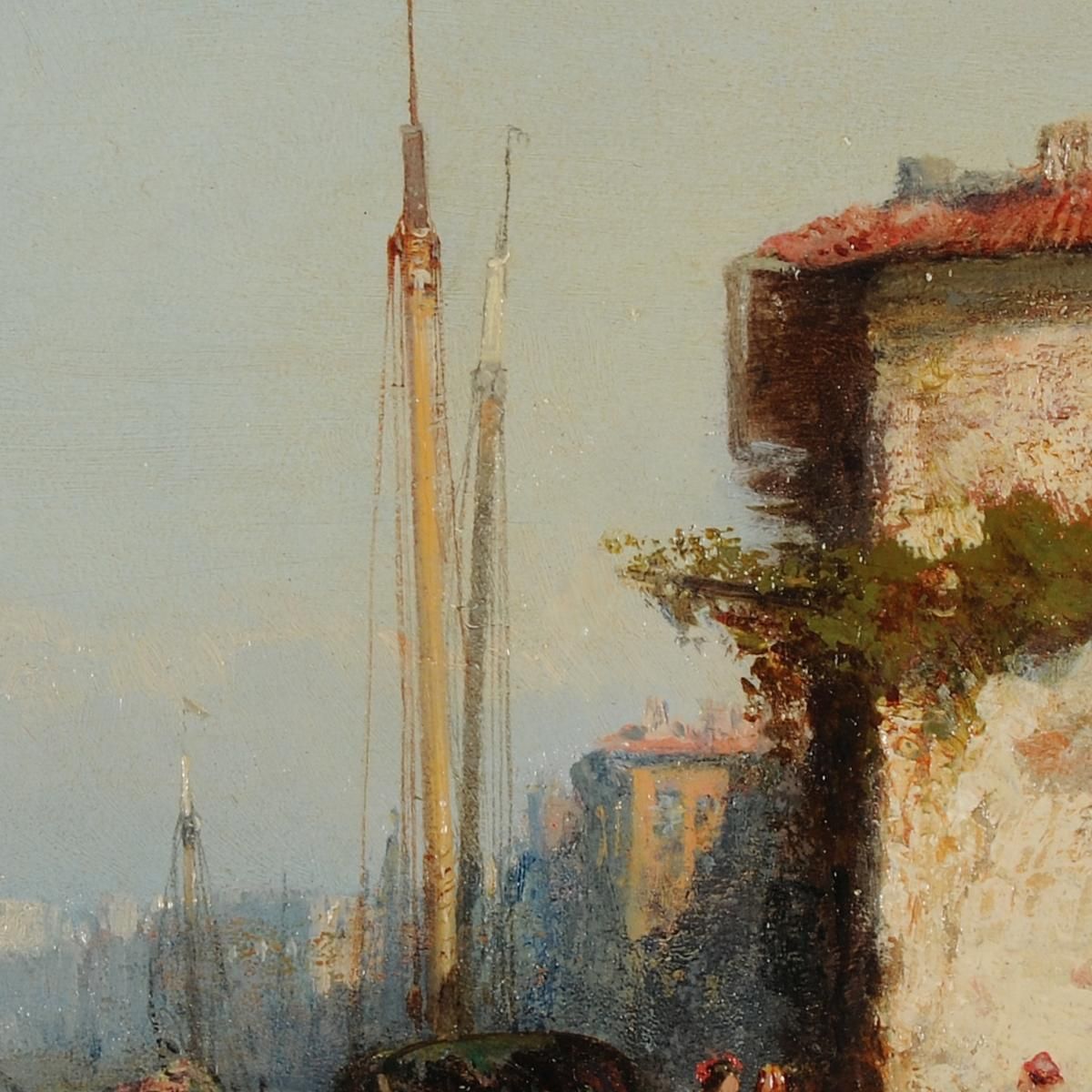 View Of Italy Félix Ziem fzm161 canvas print