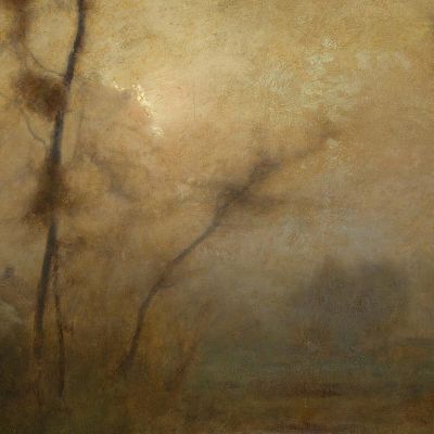 A Silver Morning George Inness gin2 canvas print