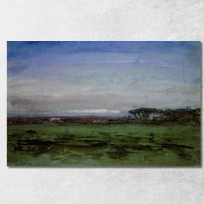 Across The Campagna George Inness gin4 canvas print 