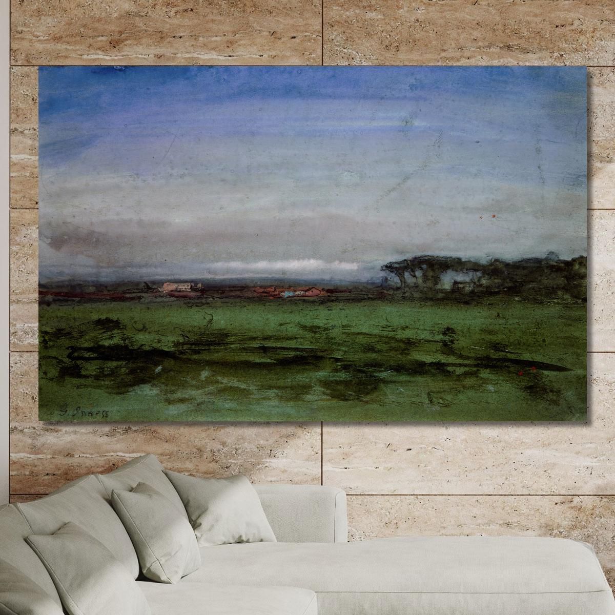 Across The Campagna George Inness gin4 canvas print 