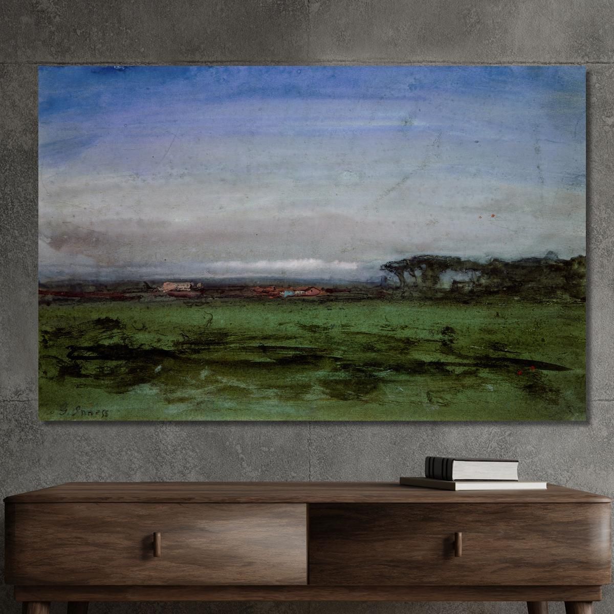 Across The Campagna George Inness gin4 canvas print 