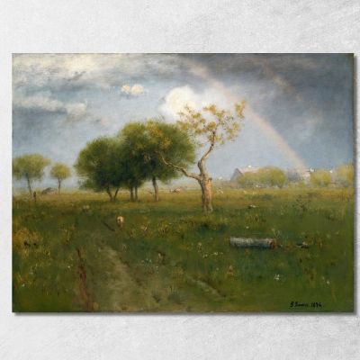 After A Summer Shower George Inness gin5 canvas print 