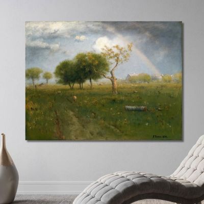 After A Summer Shower George Inness gin5 canvas print 