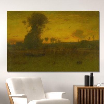 After Sundown Montclair New Jersey George Inness gin6 canvas print 