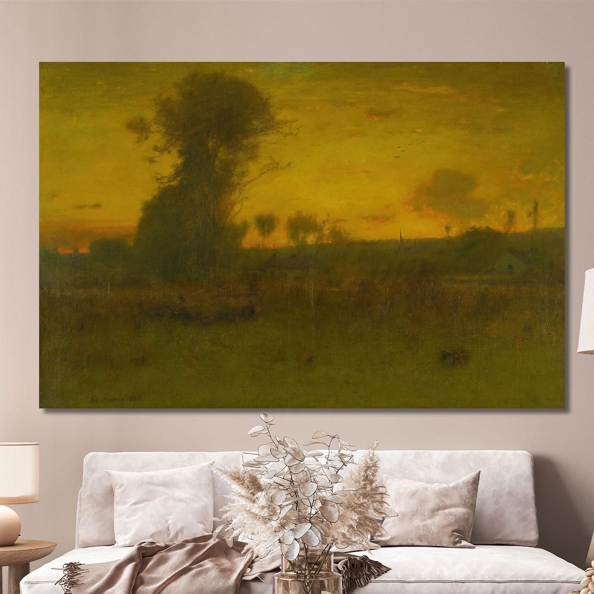 After Sundown Montclair New Jersey George Inness gin6 canvas print 