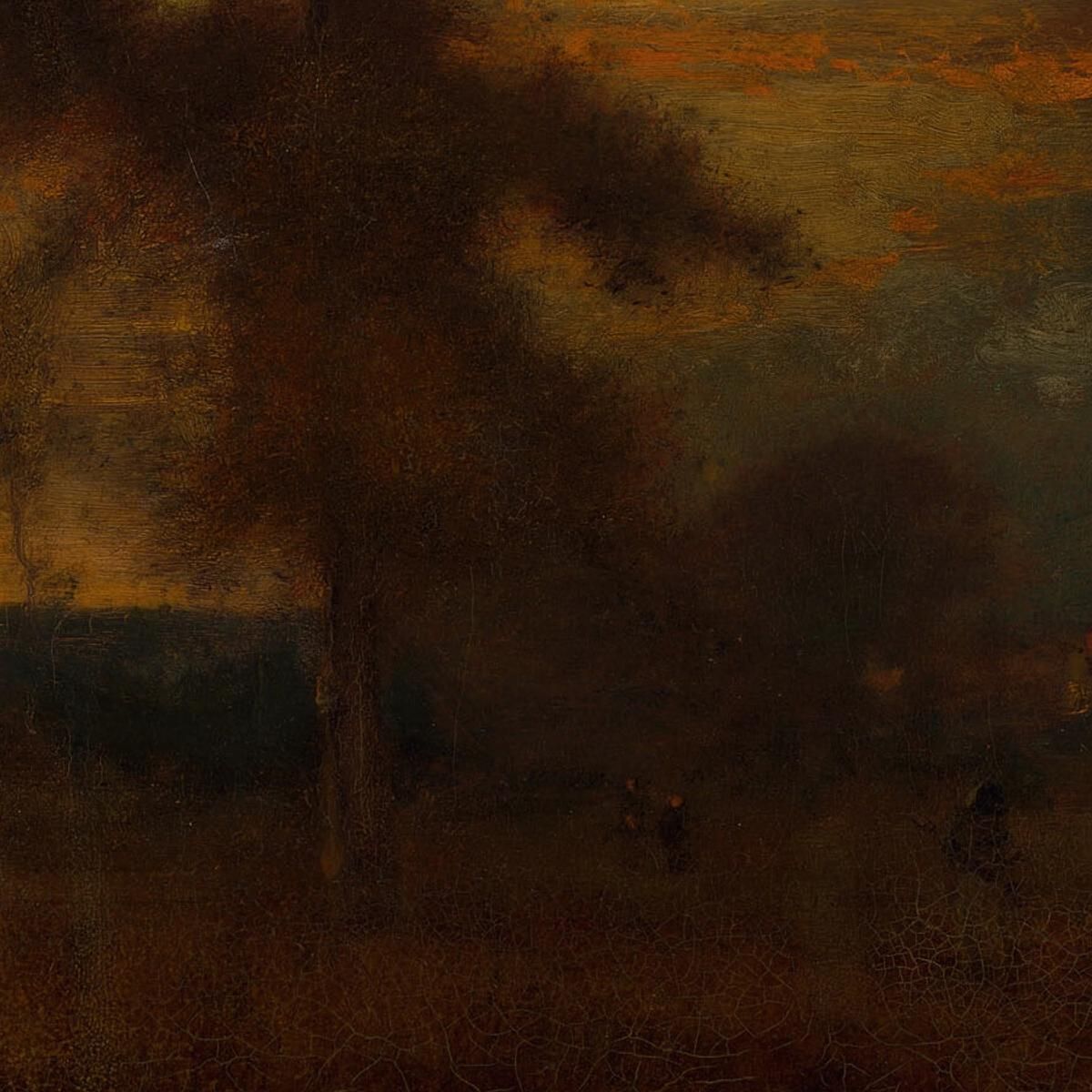 Afterglow George Inness gin7 canvas print