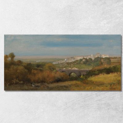 Albano Italy: The Roman Campagna George Inness gin8 canvas print 