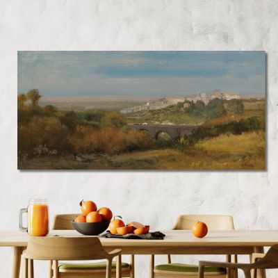 Albano Italy: The Roman Campagna George Inness gin8 canvas print 