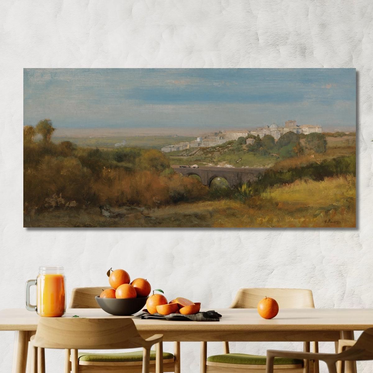 Albano Italy: The Roman Campagna George Inness gin8 canvas print 