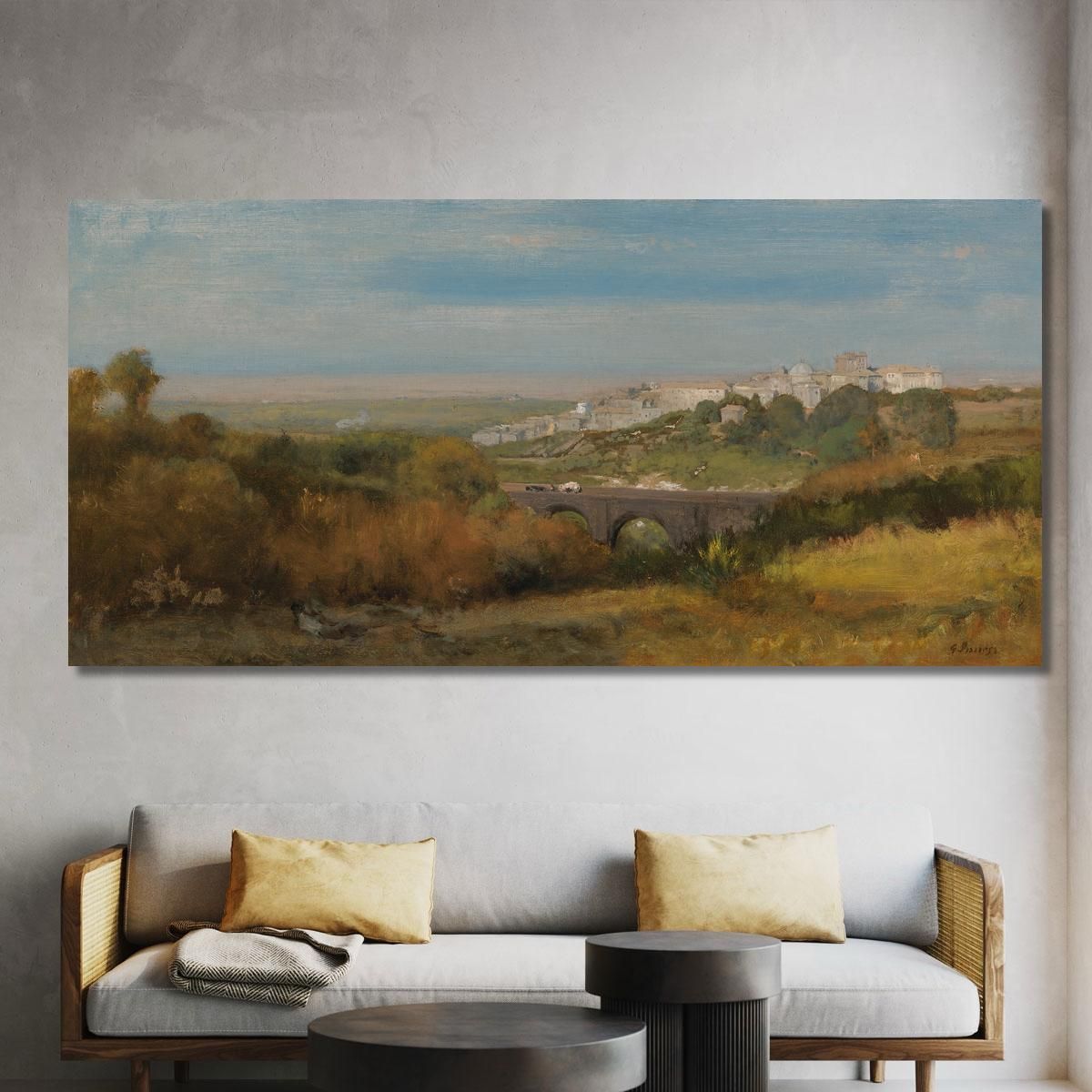 Albano Italy: The Roman Campagna George Inness gin8 canvas print 