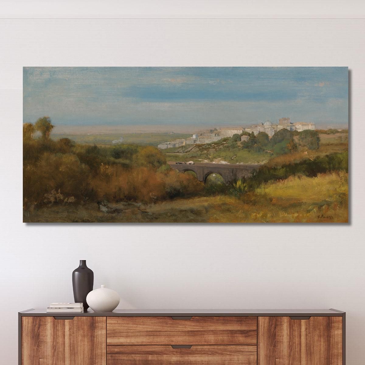 Albano Italy: The Roman Campagna George Inness gin8 canvas print 