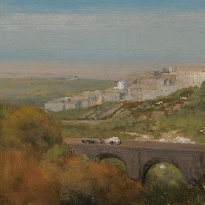 Albano Italy: The Roman Campagna George Inness gin8 canvas print
