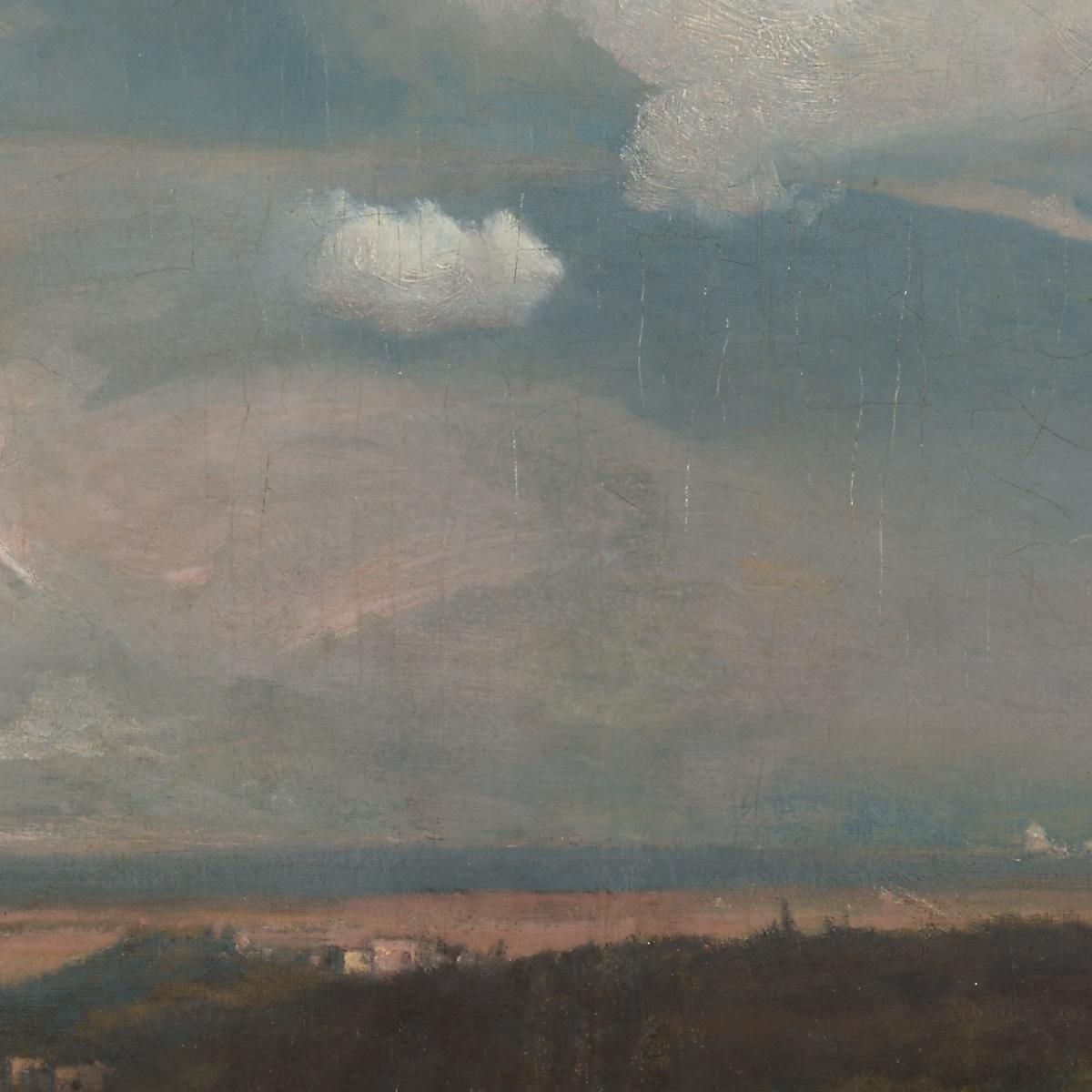 Approaching Storm From The Alban Hills George Inness gin9 canvas print