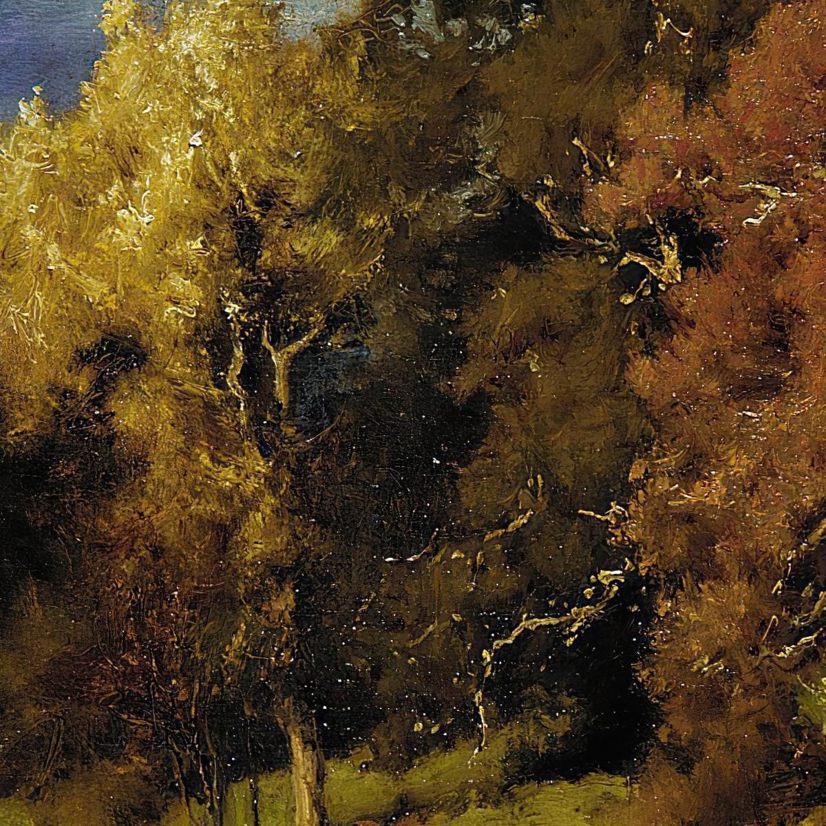 Autumn Oaks George Inness gin12 canvas print