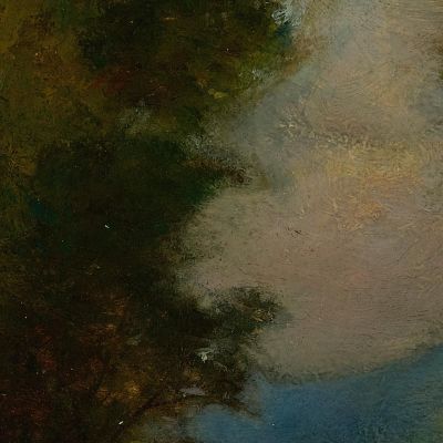 Cows By A Stream George Inness gin17 canvas print