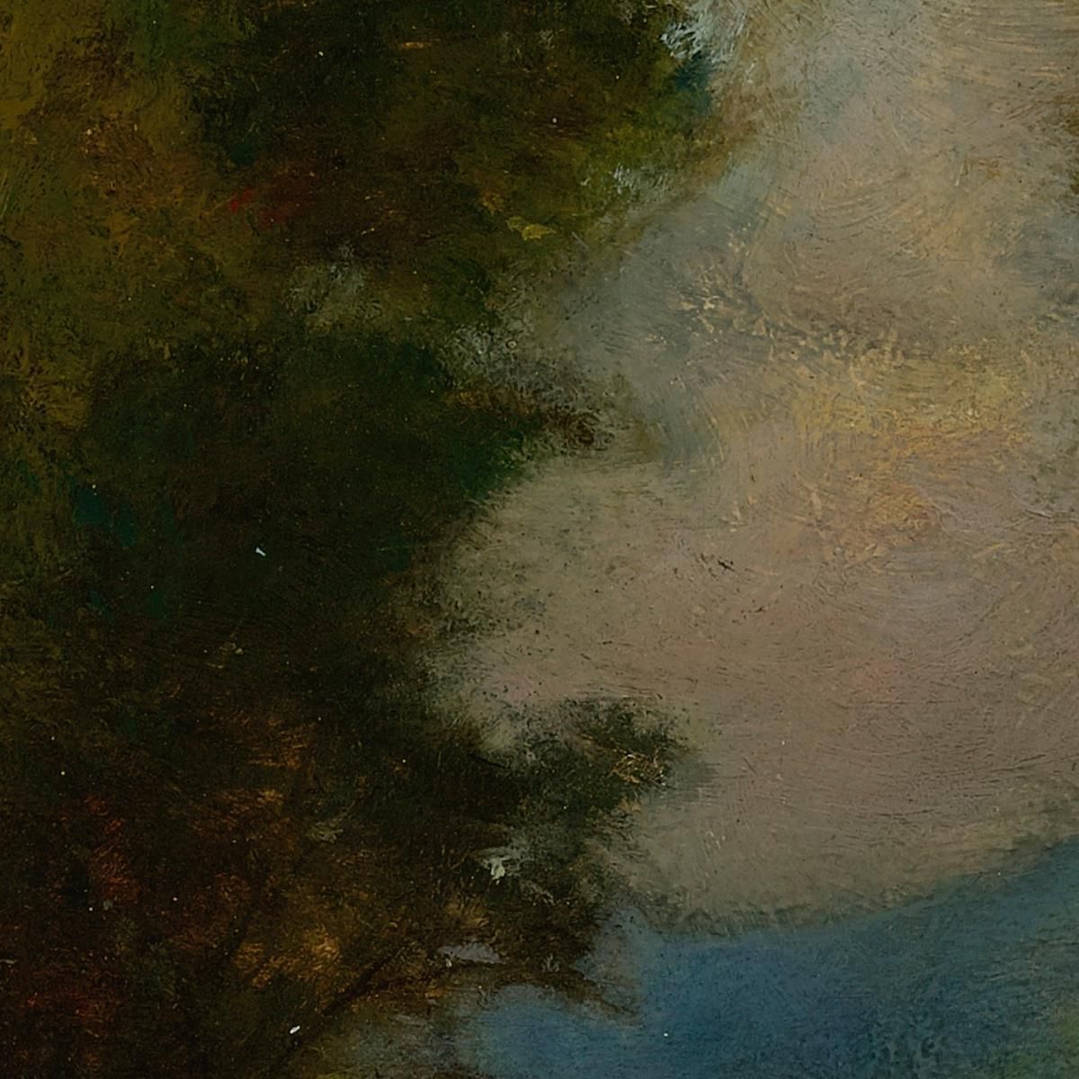 Cows By A Stream George Inness gin17 canvas print