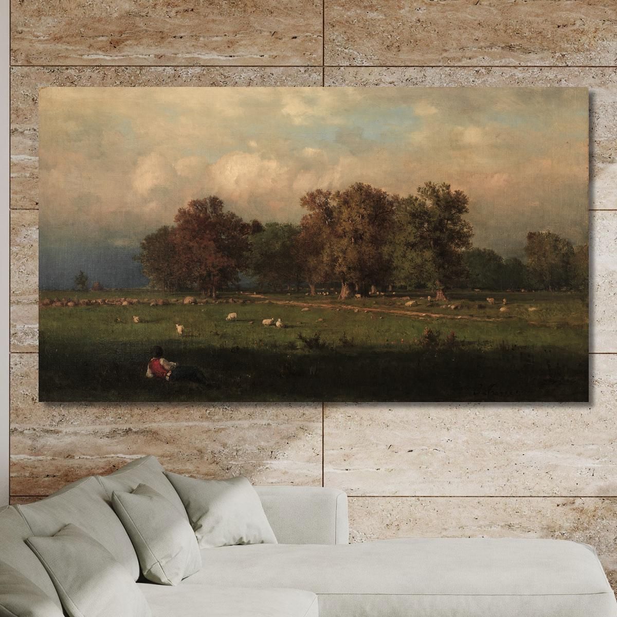 Durham Connecticut George Inness gin21 canvas print 