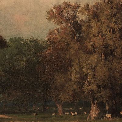Durham Connecticut George Inness gin21 canvas print