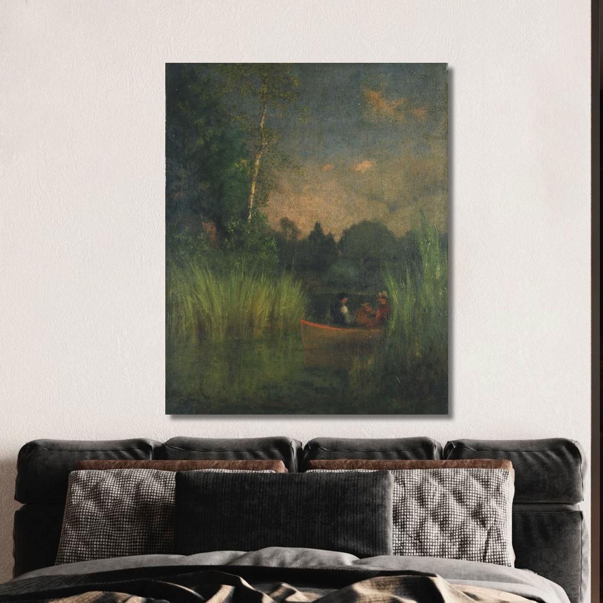 Dusk In The Rushes Alexandria Bay George Inness gin22 canvas print 